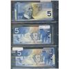 Image 1 : Bank of Canada 2005-2010 $5 Banknote Lot.  Includes RADAR issues with some Insert/Replacements.  30 