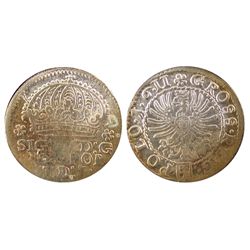 Poland; 1611 Grossus, Sigismund III. Remaning lustre VF+ issue.Catalogue Value:  100