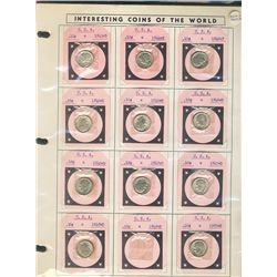 US 1943 10¢ to 1960(21) Incomplete along with 1949D, 1954D 25¢ & 1949D, 1954S 50¢.  All coins UNC.Ca