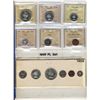 Image 1 : RCM, 1959 Proof Like Set.  All coins ICCS graded PL66 with exception of 25¢ PL67 & 5¢ PL65.  Some wi