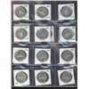 Image 1 : RCM Lot.  Includes Proof Dollars 1981 to 1986.  21 pcs all in 2x2's.Catalogue Value:  200