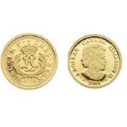 RCM Lot; Includes 2006 1/25 oz Gold Louis Coin.  Comes in original Red box.Catalogue Value:  160