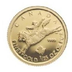 RCM Lot; Includes 2006 1/25 oz Gold Cowboy Coin.  Comes in original Red box.Catalogue Value:  140