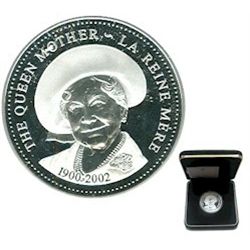 RCM Lot, includes 2002 $1 Proof Queen Mother. Comes in original case.  Limited edition with only 10 