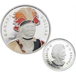 RCM Lot, includes 2007 $1 Proof Silver Dollar with Enamel effect.Catalogue Value:  100