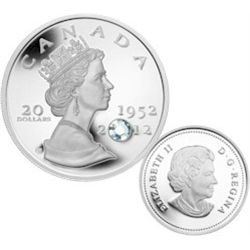 RCM Lot, includes 2012 $20 Fine Silver Proof, The Queen's Diamond Jubilee.  Comes in original case. 