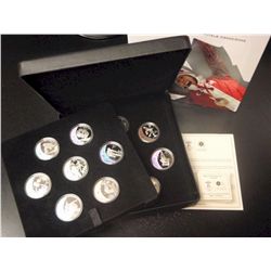 RCM Lot, includes 2010 Vancouver Sterling Silver 25$ Coin Set of Olympic Games.  Comes in original b