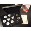 Image 1 : RCM Lot, includes 2010 Vancouver Sterling Silver 25$ Coin Set of Olympic Games.  Comes in original b