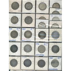 Maritime Coinage Lot.  Includes PEI 1871 1¢(4), N.S. 1861, 1864(2) ½¢, 1861(5), 1864 1¢, N.B. 1861(2
