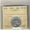 Image 1 : N.B. 1862 20¢ ICCS VF20.Catalogue Value:  155
