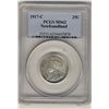 Image 1 : Nfld 1917c 25¢ PCGS MS62.  Crisp eye appeal.Catalogue Value:  300