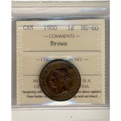 1900 1¢ ICCS MS60BN.Catalogue Value:  165