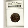 Image 1 : 1900 1¢ ANACS MS62BN.  Lustrous key issue with trace of red.Catalogue Value:  200