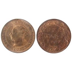 1900H 1¢ ICCS MS65RD.  Original lustrous coin.Catalogue Value:  550