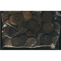 1902 1¢ to 1910.  Lot of 176 Edward VII pcs VG to F.  No key issues, some with problems.Catalogue Va