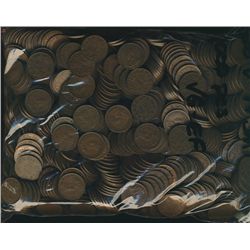 1921 1¢ to 1936.  Lot of 1000 George V Sml pcs VG to EF.  No key issues.Catalogue Value:  750