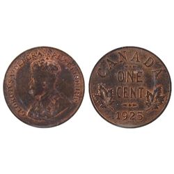 1925 1¢ PCGS MS63BN.Catalogue Value:  400