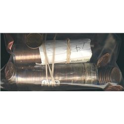 1953 1¢ - 1955 NSF BU RollS.  Lot includes 2 X  50 pcs 1953, 1954 & 1955  all MS60 or better Red to 