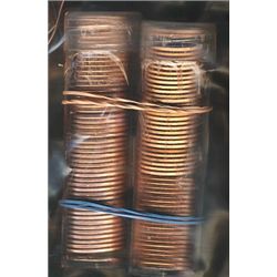 2006 Logo magn.  & 2011 1¢ Magn BU Rolls.  Lot of 2 BU rolls MS63 to MS65.Catalogue Value:  200