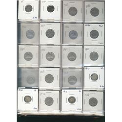 Canadian Decimal Lot.  Includes 1880H 5¢ to 2010(85) & 1968 to 2009(43).   Assorted lot of mainly co