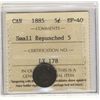 Image 1 : 1885 5¢ Small repunched 5 ICCS MS60.  Rare variety and difficult to find better Catalogue Value:  55