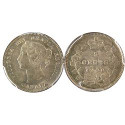 1900 5¢ Oval O PCGS MS64. Nice toning.Catalogue Value:  1000