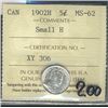 Image 1 : 1901 5¢ ICCS MS-60 NICE HIGH GRADE VICTORIAN.Catalogue Value:  200