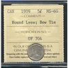 Image 1 : 1909 5¢ RL Bow Tie ICCS MS60.Catalogue Value:  300