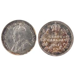 1911 5¢ ICCS MS65.  A nice Gem example.Catalogue Value:  350