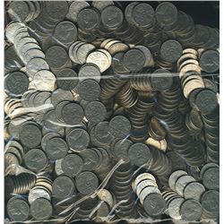 1922 5¢ to 1936.  Lot of 750 George V pcs Good to VF.  No key issues.Catalogue Value:  500