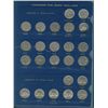 Image 1 : 1922 to 1964 5¢ Partial Set in Old Blue Whitman holder.  Includes as key dates 1925 F+ & 1926 Nr EF.