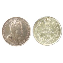 1902H 10¢ ICCS MS-64.Catalogue Value:  700