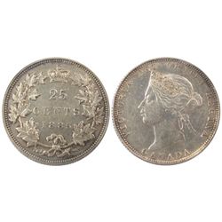 1885 25¢ ICCS VF30.  Key issue.Catalogue Value:  1300