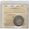 Image 1 : 1889 25¢ ICCS G6.Catalogue Value:  200