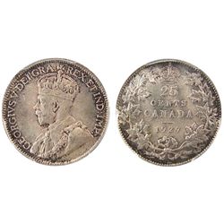 1927 25¢ PCGS MS66.  Stunning TOP 2 example with gold to greenish tones over lustre and cream like m