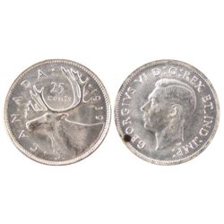 1939 25¢ ICCS MS65.  Lustrous.Catalogue Value:  450