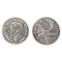 1947 25¢ Dot ICCS MS63.  Lustorus.  A popular variety.Catalogue Value:  1100