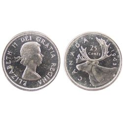 1963 25¢ ICCS MS65 Heavy Cameo.Catalogue Value:  100