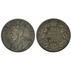 1911 50¢, abt VF issue.Catalogue Value:  300