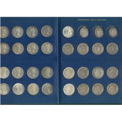 1937  to 1967 50¢ Set.  Comes in Whitman holder, all dates including 1947 & 1948.  35 Silv & 9 nicke