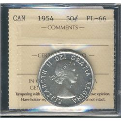 1954 50¢ ICCS PL66.Catalogue Value:  550