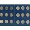 Image 1 : 1935 to 1965 $1 Set in Old Blue Whitman Holder.  Date set of 35 coins EF to UNC.  Includes 1945, 194