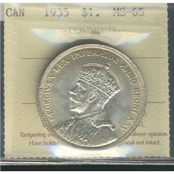 1935 $1 ICCS MS-65.Catalogue Value:  350