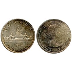 1962 $1 CCCS MS65, attractive gold, russet and blue toning over full lustre.Catalogue Value:  1000