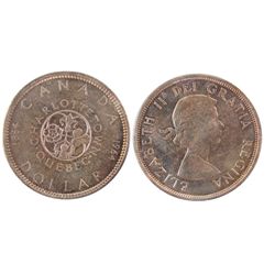 1964 $1 ICCS MS65.  Lovely light tint of pink.Catalogue Value:  1500