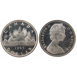 1965 $1 LgBds Ptd PCGS PL67. Should be designated as Ultra Heavy Cameo.Catalogue Value:  3500