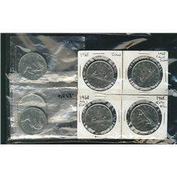 1968 $1 Island, No Isl, Sml WL & EWL along with 5 regular issues.  All UNC.Catalogue Value:  100