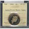 Image 1 : 1992 $1 Loon ICCS PF67 Ultra Heavy Cameo.Catalogue Value:  80
