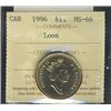 Image 1 : 1996 $1 Loon ICCS MS66.Catalogue Value:  150