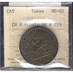 Token# Br#719 PC-6A1 ICCS MS60. ICCS tag lightly damaged.